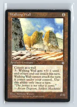 WALKING WALL - MTG Magic the Gathering Card - Ice Age - Uncommon - Image 1