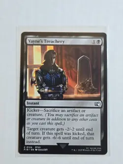 Vayne's Treachery - Final Fantasy - NM - MTG Magic - Common - Instant - Image 1