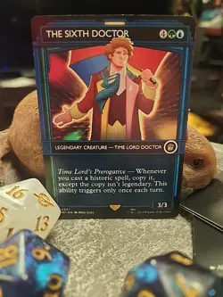 MTG THE SIXTH DOCTOR - Showcase - Dr. Who Commander #0557 - Image 1