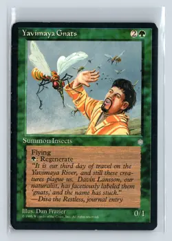 YAVIMAYA GNATS - MTG Magic the Gathering Card - Ice Age - Uncommon - Image 1