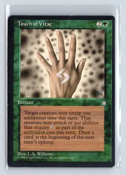 TOUCH OF VITAE - MTG Magic the Gathering Card - Ice Age - Uncommon - Image 1