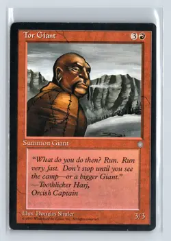 TOR GIANT - MTG Magic the Gathering Card - Ice Age - Common - Image 1