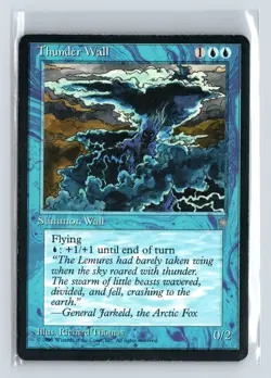 THUNDER WALL - MTG Magic the Gathering Card - Ice Age - Uncommon - Image 1