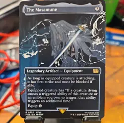 MTG The Masamune - Borderless Regular - Final Fantasy - MT/NM Pack Fresh!! - Image 1