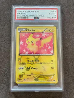 Pikachu RC7/RC25 Legendary Treasures: Radiant Collection Holo - Image 3