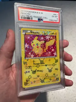 Pikachu RC7/RC25 Legendary Treasures: Radiant Collection Holo - Image 5