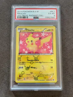 Pikachu RC7/RC25 Legendary Treasures: Radiant Collection Holo - Image 6