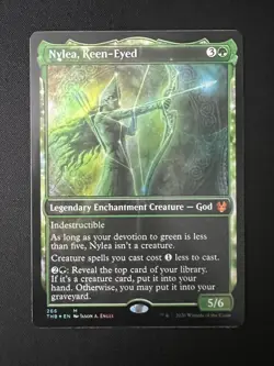 Nylea, Keen-Eyed Theros Beyond Death MTG Showcase Foil NM - Image 1