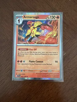 Armarouge 041/198 VERTICAL LINE HOLO USA EXCLUSIVE Pokemon NM - Image 1