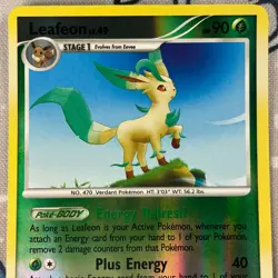 Leafeon 45/111 Reverse Holo Platinum Rising Rivals Pokemon Card 2009 LP/NM - Image 2