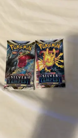 🔥POKEMON SWORD & SHIELD SILVER TEMPEST BOOSTER PACKS X2🔥 - Image 1