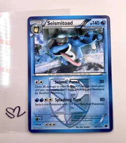Seismitoad 26/116 Non Holo (S2) - Pokemon TCG BW: Plasma Freeze English LP - Image 1