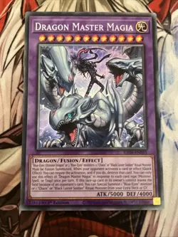 YUGIOH DRAGON MASTER MAGIA COLLECTORS RARE RA04-EN055 NM - Image 1