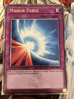 YUGIOH MIRROR FORCE QUARTER CENTURY RARE RA03-EN093 NM - Image 1