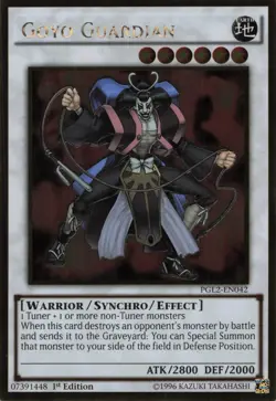 Yugioh Goyo Guardian PGL2-EN042 Gold Rare 1st Edition LP - Image 1