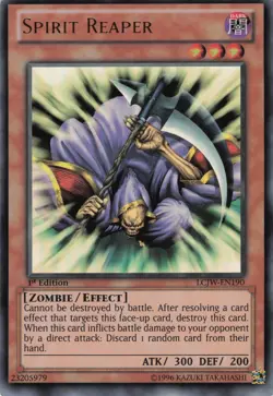 Yugioh Spirit Reaper LCJW-EN190 Ultra Rare 1st Edition LP - Image 1