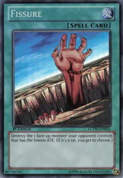 Yugioh Fissure LCYW-EN055 Super Rare 1st Edition LP - Image 1