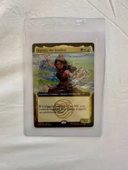 SDCC 2025 Magic The Gathering MTG Avatar Katara The Fearless Promo Card IN HAND - Image 1