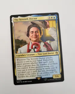 MTG The Seventh Doctor 0158 Doctor WHO Rare 2023 Card TCG ENG Unplayed Universes - Image 1