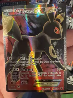 Pokemon Umbreon EX Full Art Holo Card 119/124 - Image 1