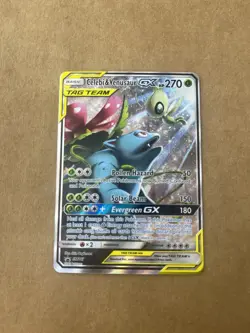 Celebi & Venusaur GX SM167 | Sun & Moon | Tag Team Alt Art | Pokemon Card | NM - Image 1