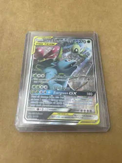 Celebi & Venusaur GX SM167 | Sun & Moon | Tag Team Alt Art | Pokemon Card | NM - Image 3