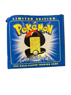 Pokemon 23k Gold-Plated 1999 Mewtwo Trading card NOS New Nintendo SEALED BALL - Image 5