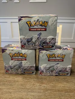 Pokemon TCG Chilling Reign Factory Sealed Booster Boxes (3) - Image 1
