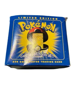 Pokemon 23k Gold-Plated 1999 Pikachu Trading card NOS New Nintendo Creatures In - Image 2