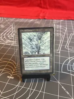 Vintage 1995 MTG Ice Age Glacial Chasm Card NM - Image 3