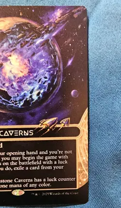 MTG Edge Of Eternities Gemstone Caverns 16 Borderless Regular Mythic - Image 3
