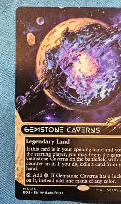 MTG Edge Of Eternities Gemstone Caverns 16 Borderless Regular Mythic - Image 4