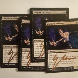 Magic The Gathering - 1x Signed Vampire Hexmage (mtg) Zendikar- 4 avial - Image 1