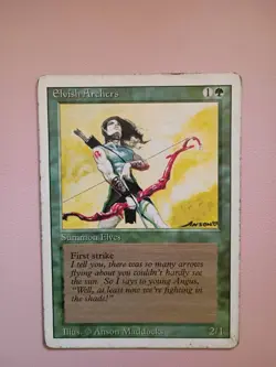 Elvish Archers (MP) Revised Edition MTG Magic The Gathering - Image 1