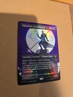 x1 Alpharael, Stonechosen - Foil - Borderless M MTG Edge of Eternities - Image 3