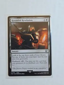 Resentful Revelation - Final Fantasy - NM - MTG Magic - Common - Sorcery - Image 1
