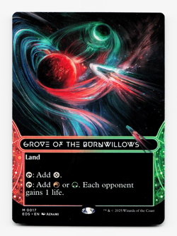 Grove of the Burnwillows (0017) - Borderless - [Edge of Eternities] MTG EOS NM/M - Image 1