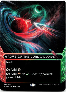 Grove of the Burnwillows (0017) - Borderless - [Edge of Eternities] MTG EOS NM/M - Image 3