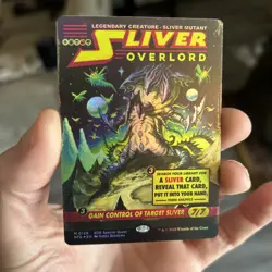 MTG Edge of Eternities Lot of 2 Sliver Overlord, Magus of the Moon Showcase Foil - Image 3