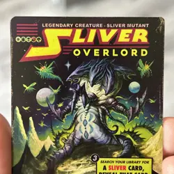 MTG Edge of Eternities Lot of 2 Sliver Overlord, Magus of the Moon Showcase Foil - Image 4