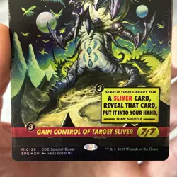 MTG Edge of Eternities Lot of 2 Sliver Overlord, Magus of the Moon Showcase Foil - Image 5