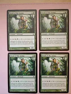 Druid of the Anima (LP) x4, #128 Shards of Alara MTG Magic The Gathering - Image 1