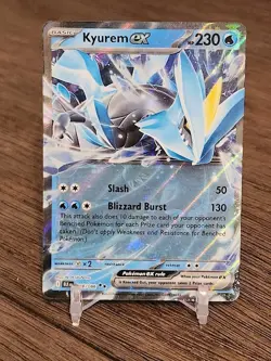 Kyurem ex 028/086 Black Bolt & White Flare Double Rare Holo Pokemon TCG NM/M - Image 1