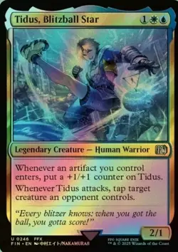 MTG | Tidus, Blitzball Star #246 | FINAL FANTASY | NM | EN | FOIL - Image 1
