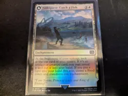 MTG Magic the Gathering FOIL Sidequest: Catch a Fish FIN! - Image 1