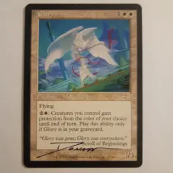 Magic The Gathering - 1x Signed Glory (mtg) Judgement - Image 1