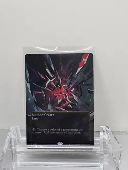 MTG - Edge Of Eternities - Meteor Crater GALAXY FOIL - Stellar Sights - IN HAND! - Image 2