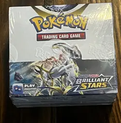 Pokemon TCG Sword & Shield Brilliant Stars Factory Sealed Booster Box - Image 1