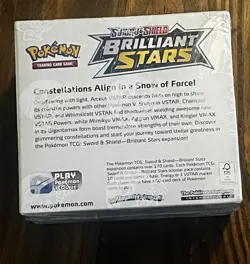 Pokemon TCG Sword & Shield Brilliant Stars Factory Sealed Booster Box - Image 3