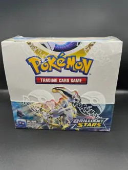 Pokemon TCG Sword & Shield Brilliant Stars Factory Sealed Booster Box - Image 1